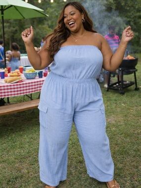 T.J.Maxx Cargo Jumpsuit 3X